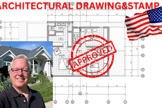 draw stamp, architectural drawing engineering drawing city permit mep floor plan