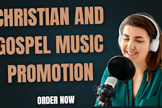 promote and market gospel christian music