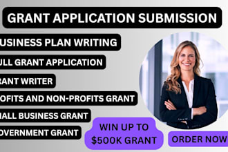 do grant research, small business plan grant writing, grant application, 501c3