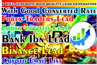 deliver forex leads, hot bulk crypto email list, mlm leads binance investor lead