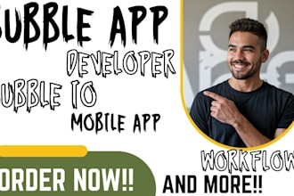 bubble io mvp web app bubble app figma to bubble io saas website app developer