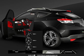 create 3d product configurator and web app