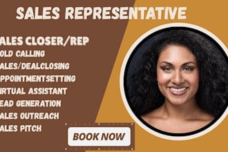 be your sales agent  high ticket sales closer cold calling expert
