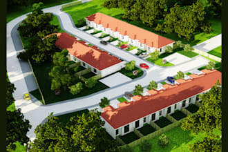 do 3d landscape design for your garden, terrace, pool, patio, backyard render