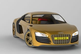 design 3d low poly vehicle, military tank, car modeling, aeroplane model, gta v