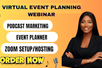 moderate and assist zoom webinars virtual events
