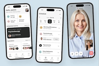build ai medical therapy mental app like wysa, ai doctor appointment booking app