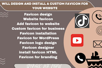 design and install favicon for your business website
