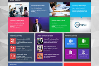 design sharepoint intranet power automate spfx portal for you
