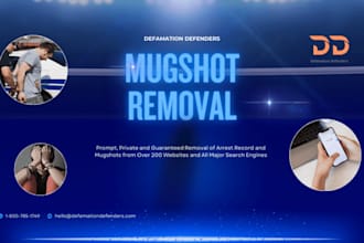 delete negative links, remove mugshots, false bad news articles, cases in google