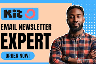 setup convertkit newsletter kit landing page convertkit email sequence expert