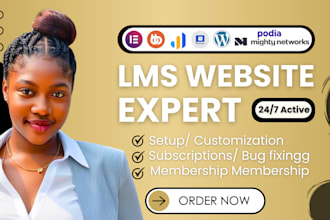 build wordpress lms website with learndash, buddyboss tutor lms pro, masterstudy