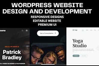 customize redesign wordpress wix website for your property management business