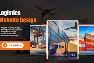 build logistics website, trucking website, freight broker , transport website