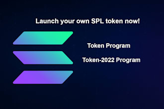 create a solana spl token for you