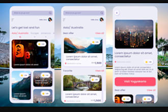 develop tourism app, flight booking app, trip planning, luxury travel app, hotel