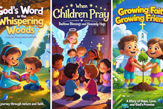 illustrate children story illustration bible illustration children story
