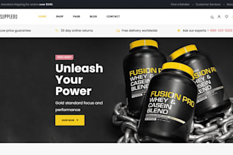 build private label supplement shopify store supplement store supplement website