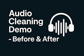 clean and restore your audio professionally