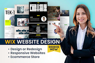 design a professional wix studio website for your brand