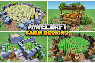 build advanced mob farm for you in minecraft bedrock or java edition