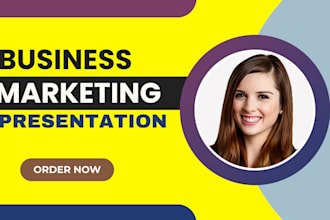 design powerpoint presentation design for business and marketing sales redesign