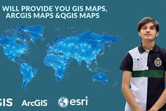 create accurate gis maps and spatial analysis for your project