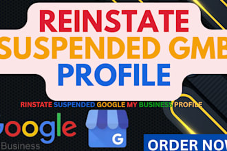 fix and reinstate suspended google my business profile