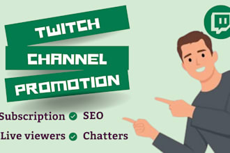 boost your twitch channel to have live engagement, live views, chatters