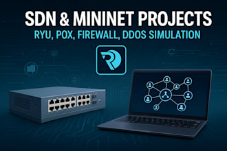 simulate sdn networks using mininet and pox or ryu controller