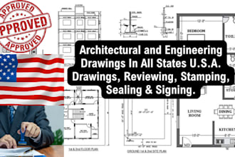 draw stamp 2d floor plan foundation framing plan adu permit mep structure design