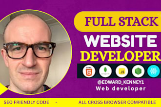 build custom websites using css, figma, PHP, nodejs, mysql, firebase full stack