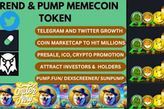 trend sol memecoin, hype utility token, pump dex, presale, crypto x marketing