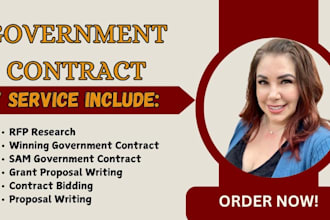 write winning government contract, rfp, grant proposals, capability statement