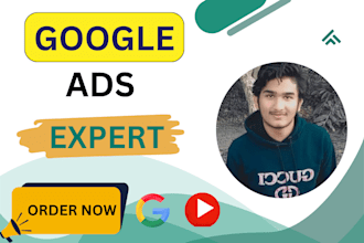 setup and manage google ppc, search display and video ads campaign