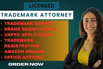 be your trademark attorney, patent search statement of use filing, renewal