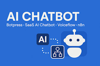 build relevant ai chatbot botpress voiceflow chatbot n8n saas ai chatbot