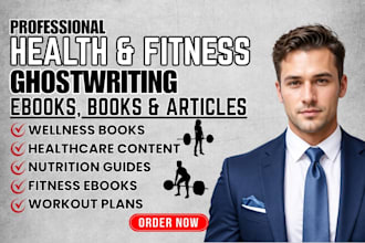 be your health, medical, fitness ebook ghostwriter, physiotherapy