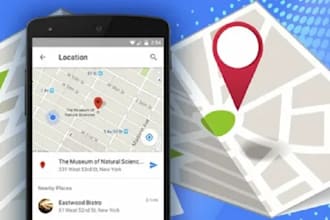 build geolocation and google map location tracking mobile app