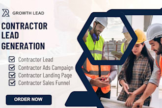 generate hot contractor leads home remodeling  home builder leads landing page