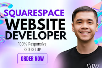build or redesign a professional squarespace website or store