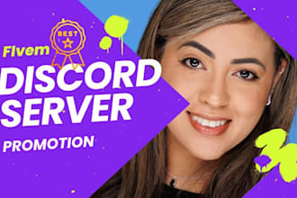fivem server promotion discord server promotion organic discord server marketing