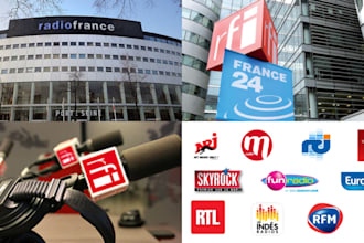 promote and airplay your song on 10 radio stations in france