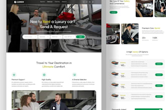 create car rental website, car dealing, auto rental, car booking website