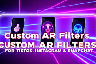 design stunning ar filters for instagram facebook snapchat spark ar expert