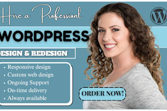 develop wix, wordpress website on godaddy bluehost hostinger elementor pro