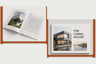 create architecture portfolio presentation interior design cv resume brochure