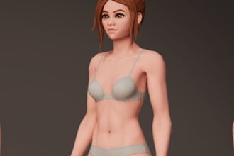 3d realistic nsfw,ue5 arkit rig, 3d metahuman character,2d image to 3d model,stl
