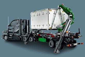 do custom lego model 3d technic lego design, afol lego set, manual instruction