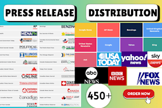 do SEO press release writing submit PR distribution press release distribution